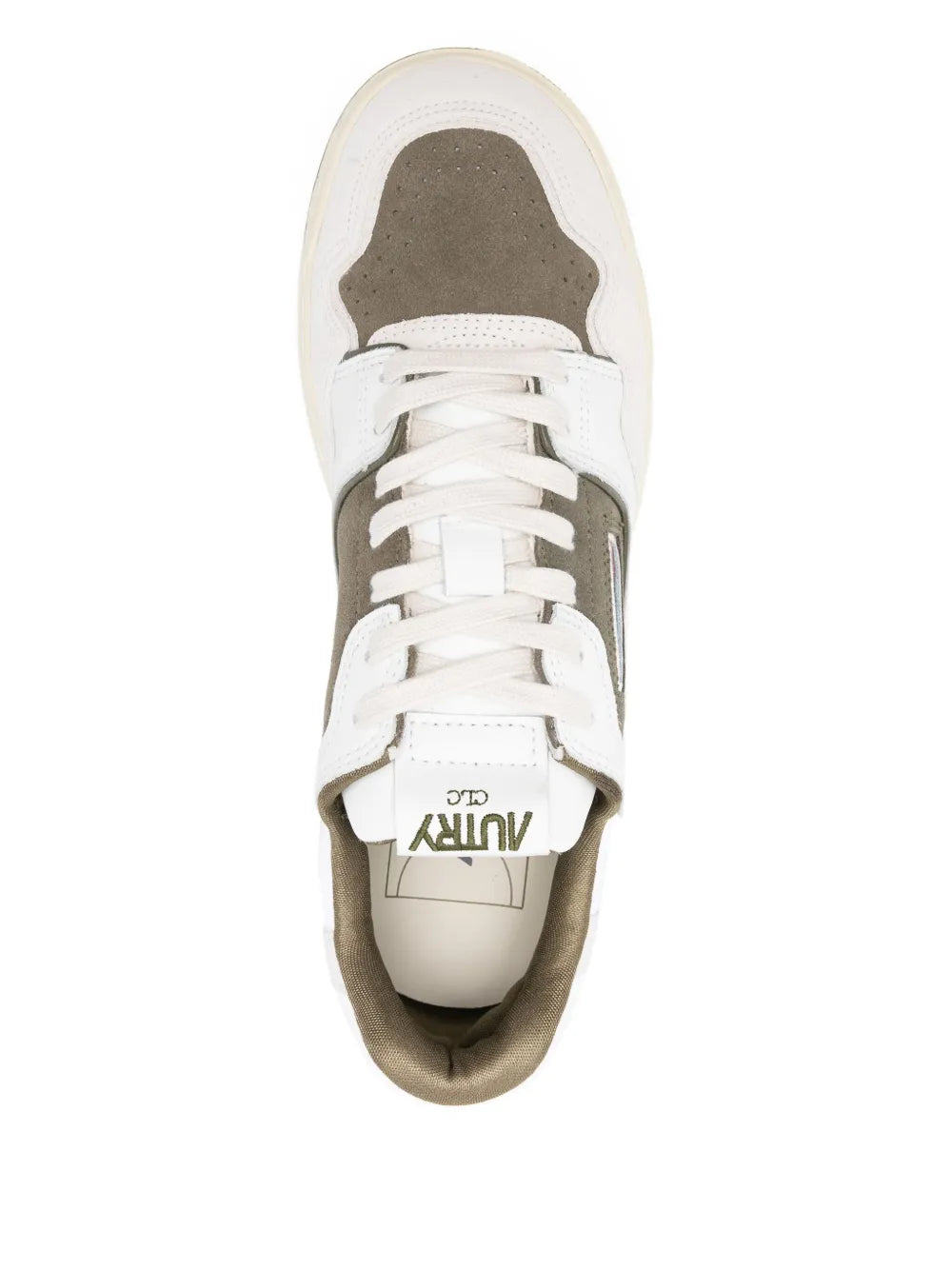 Autry Leather Panelled Trainers