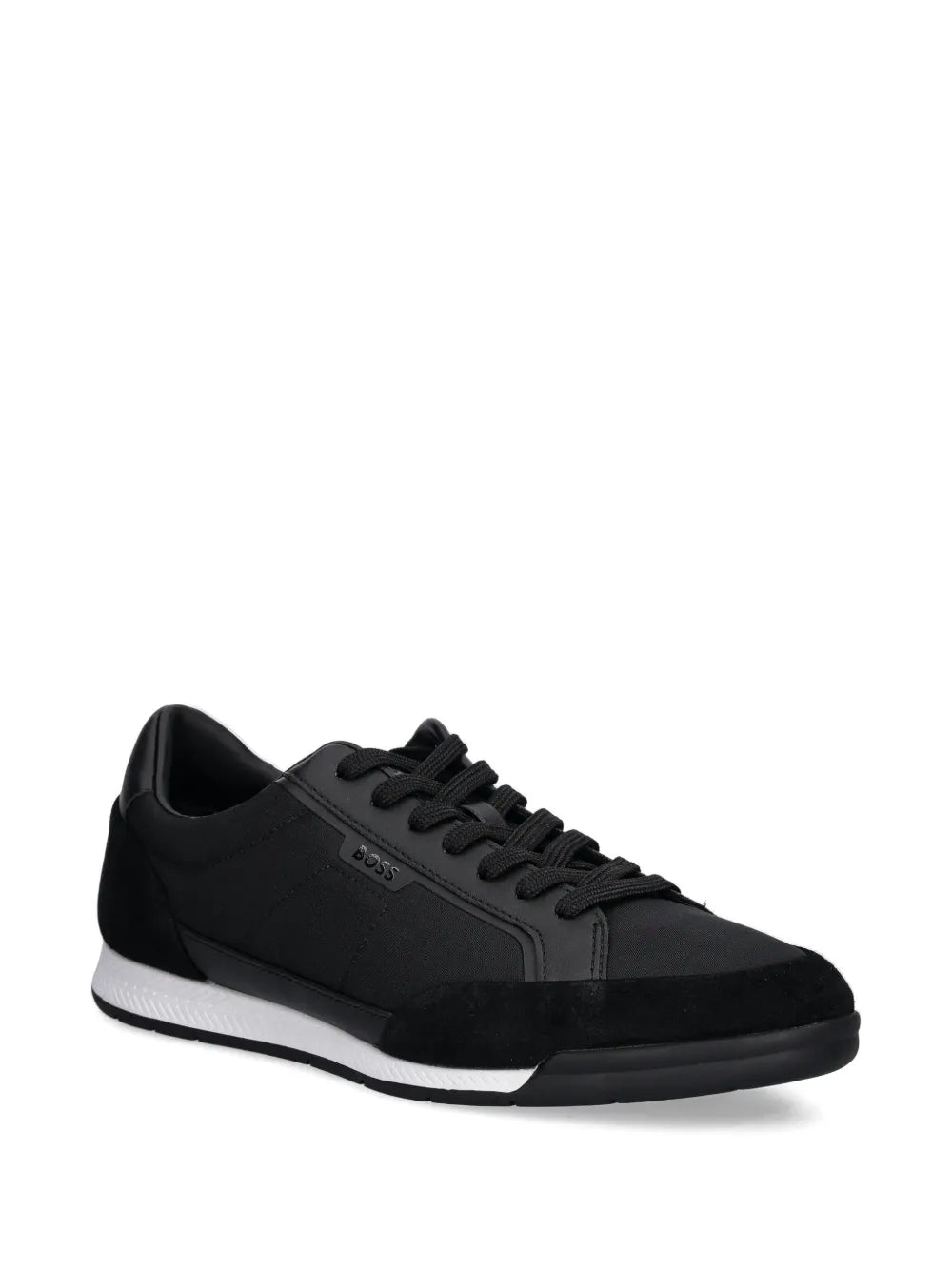 Boss Panelled Lace-Up Low-Top Sneakers