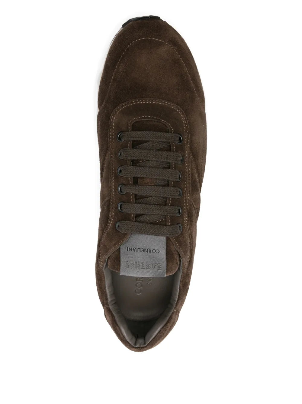Corneliani Suede Lace-Up Sneakers