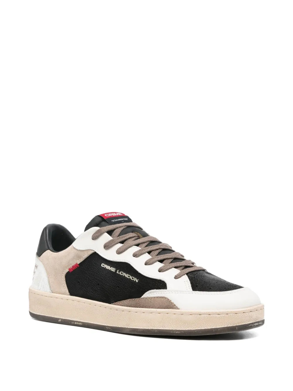 Crime London Chelsea Panelled Low-Top Sneakers