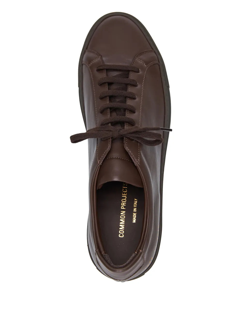 Common Projects Leather-Panelled Lace-Up Sneakers