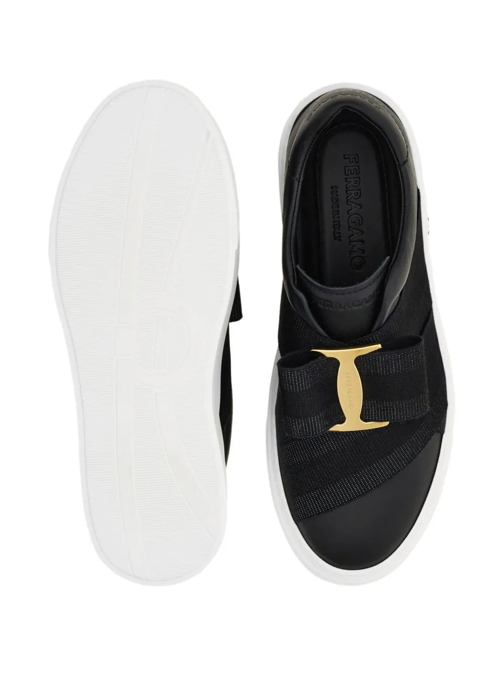 Ferragamo Bow Gancio Slip-On