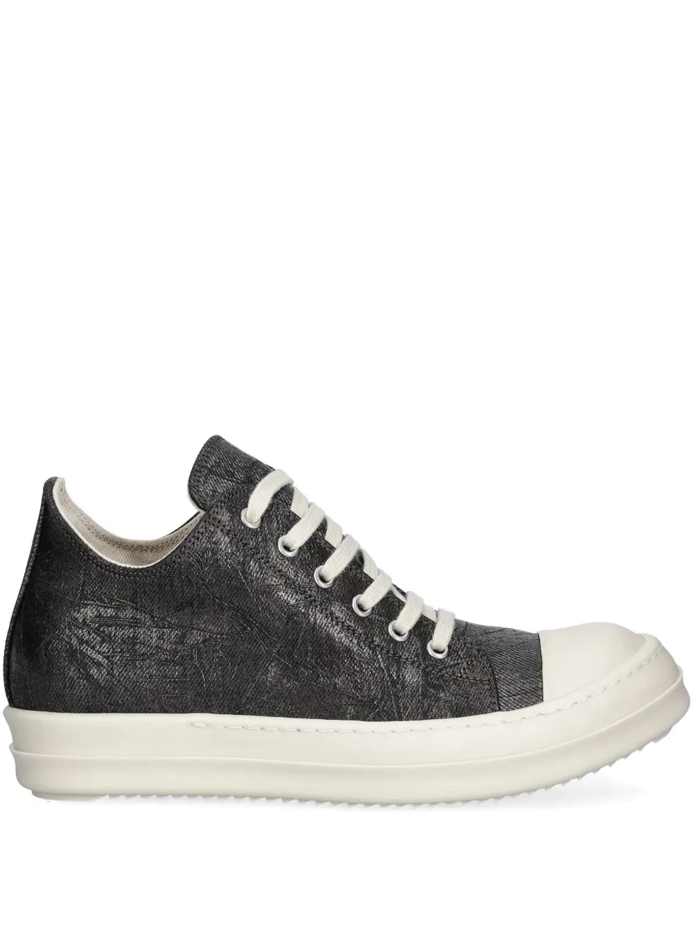 Rick Owens DRKSHDW Low Sneaks Metallic-Effect