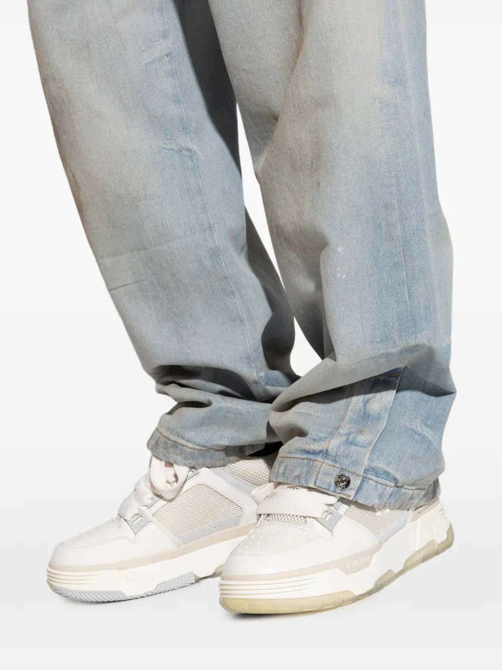 Amiri Ma-1 Logo Lettering Panelled Sneakers