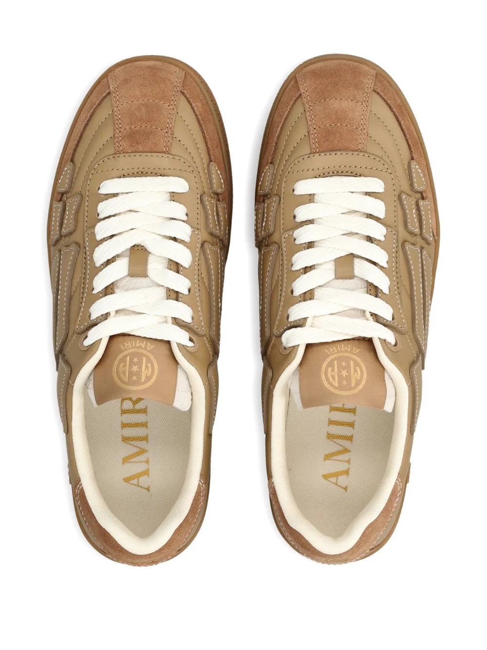 Amiri Pacific Bones Leather Sneakers