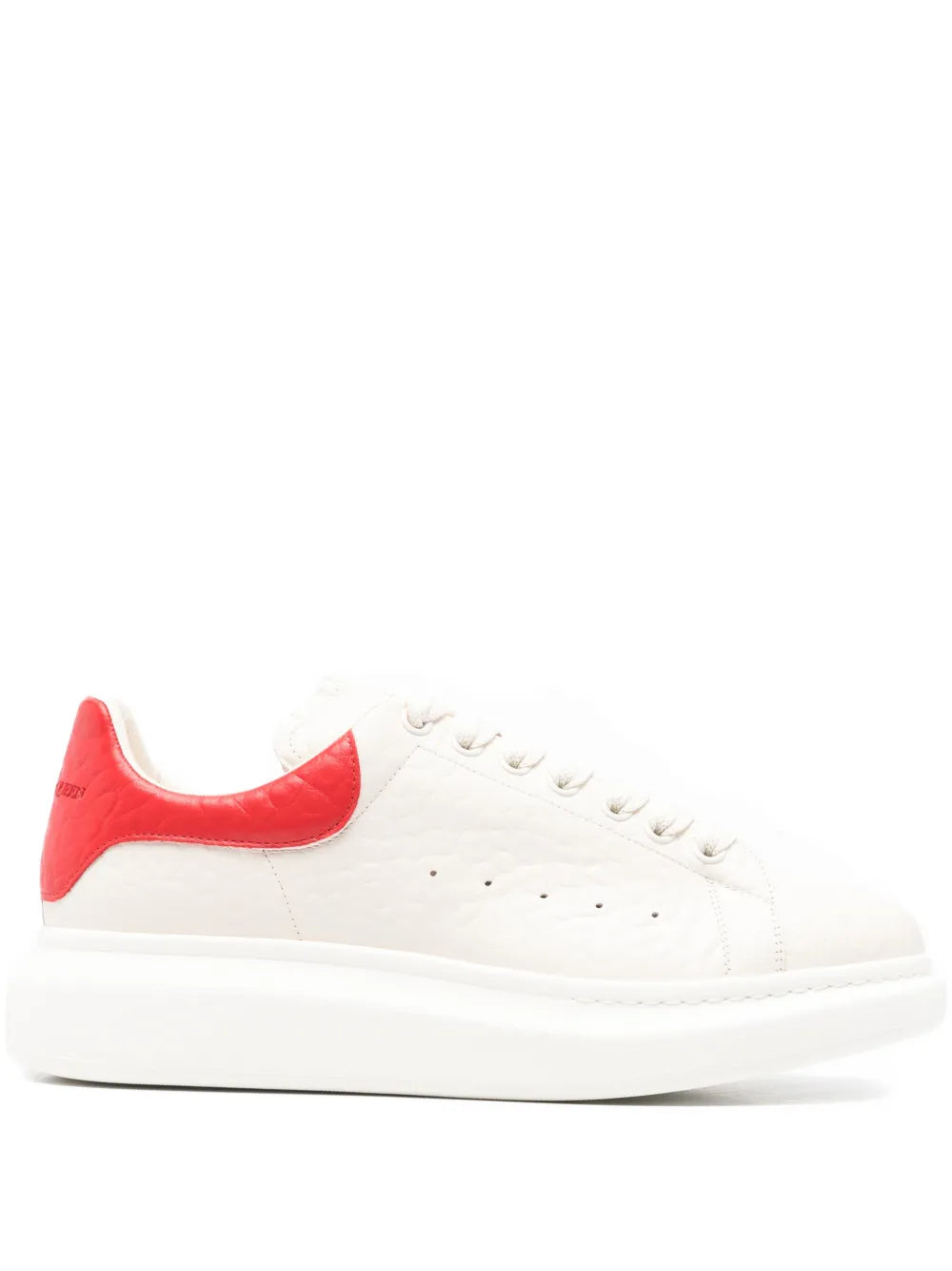 Alexander Mcqueen Embossed Heel Sneakers