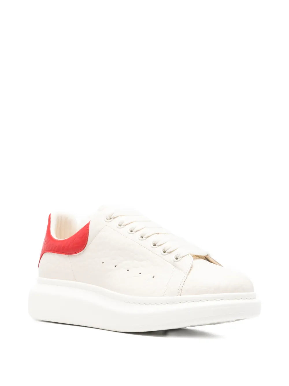 Alexander Mcqueen Embossed Heel Sneakers