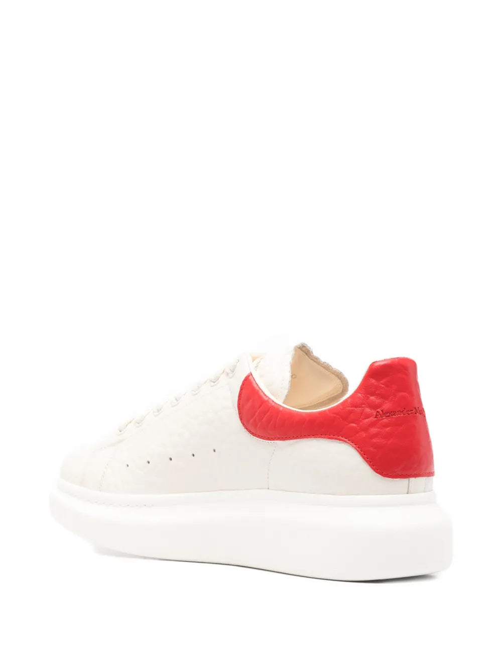 Alexander Mcqueen Embossed Heel Sneakers