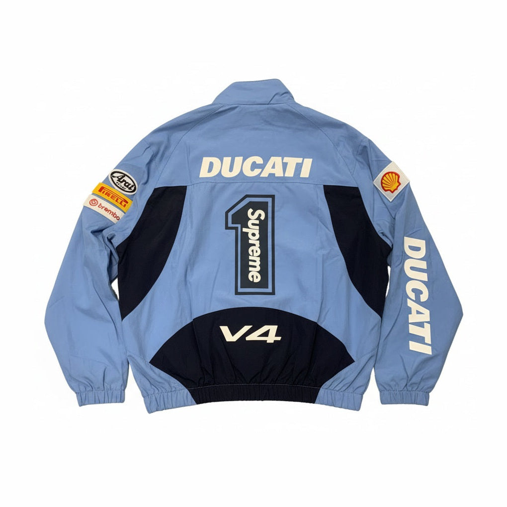 SUPREME Ducati track jacket blue