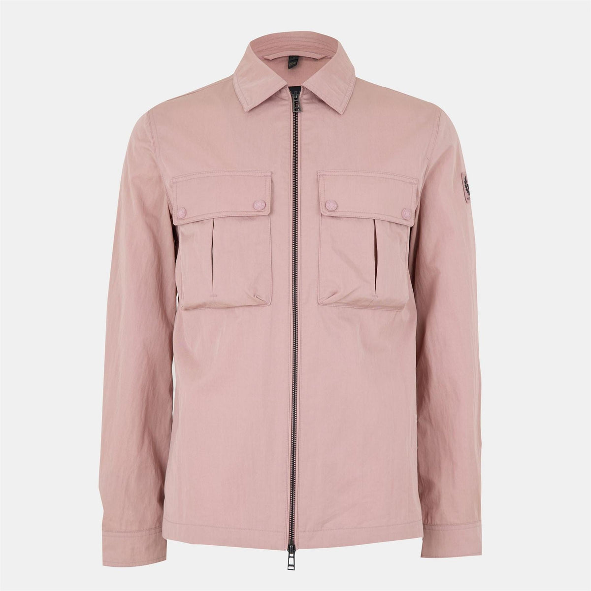 Belstaff Mens Stride Zip Collar Long Sleeve Overshirt
