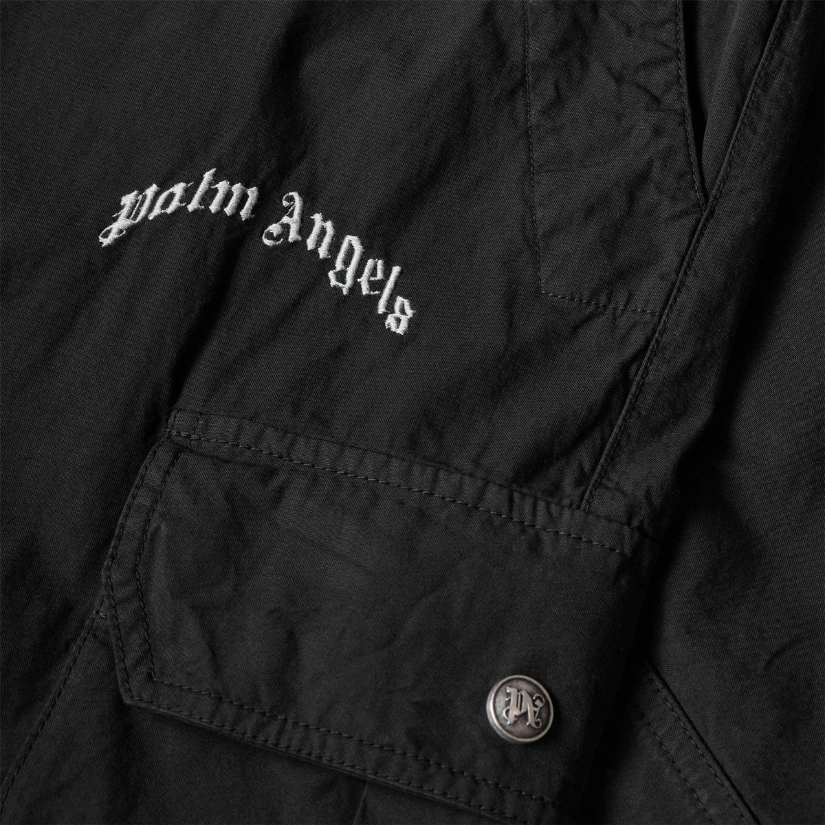 Palm Angels Mens Cargo Trousers