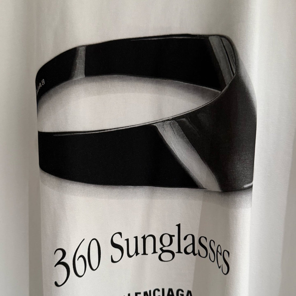 Balenciaga 360 Sunglasses Print T-Shirt in White