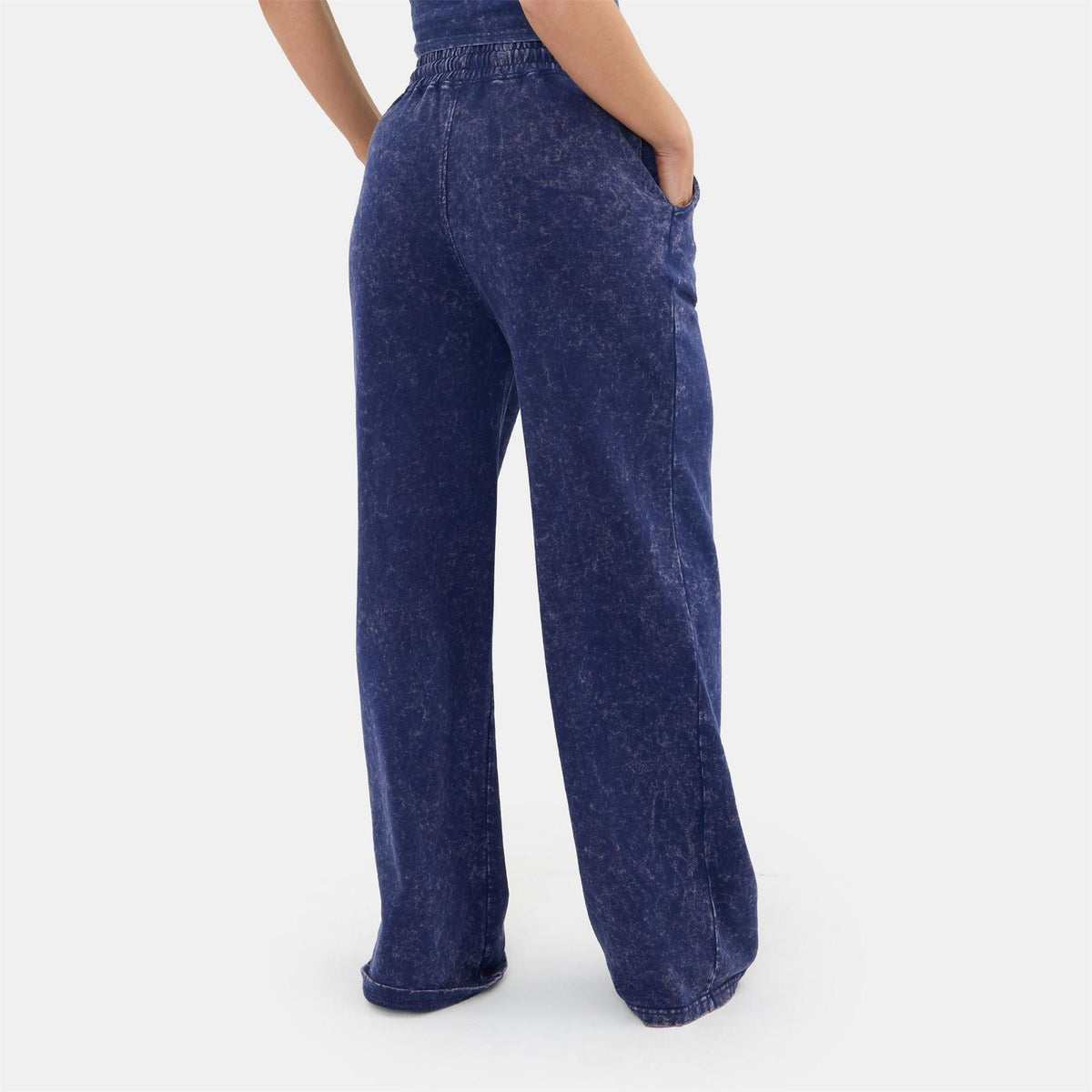 I Saw It First SAW Wide Wash Patterned Joggers