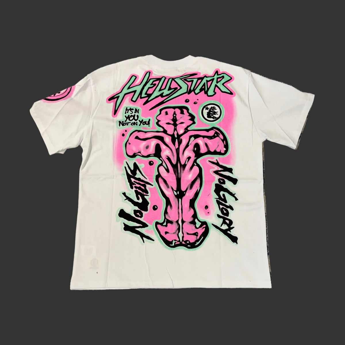 HELLSTAR Brain no guts WHITE
