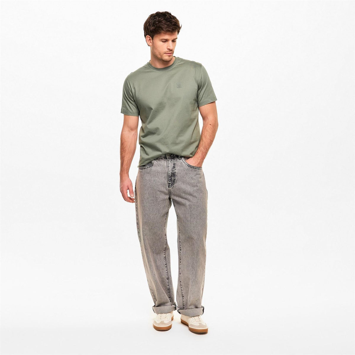 Belstaff Mens Steel T Shirt