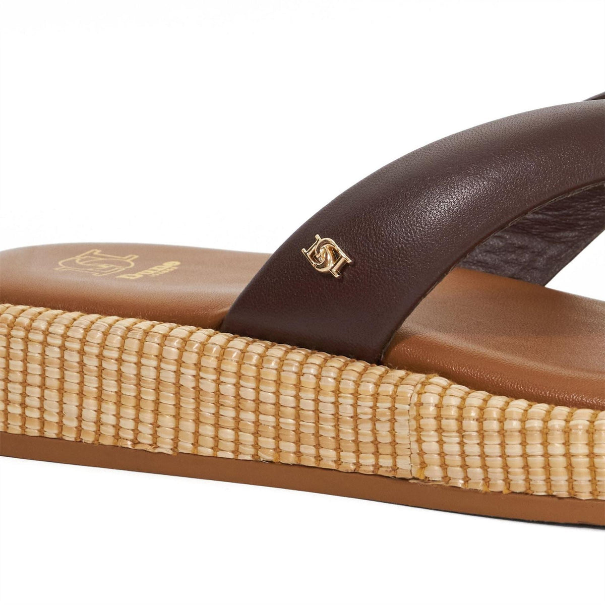 Dune Lo Laike Textured Toe Post Sandals