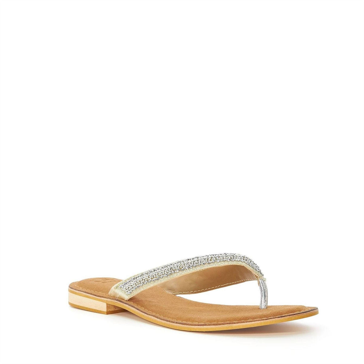 Dune Beaded Toe Post Sandals