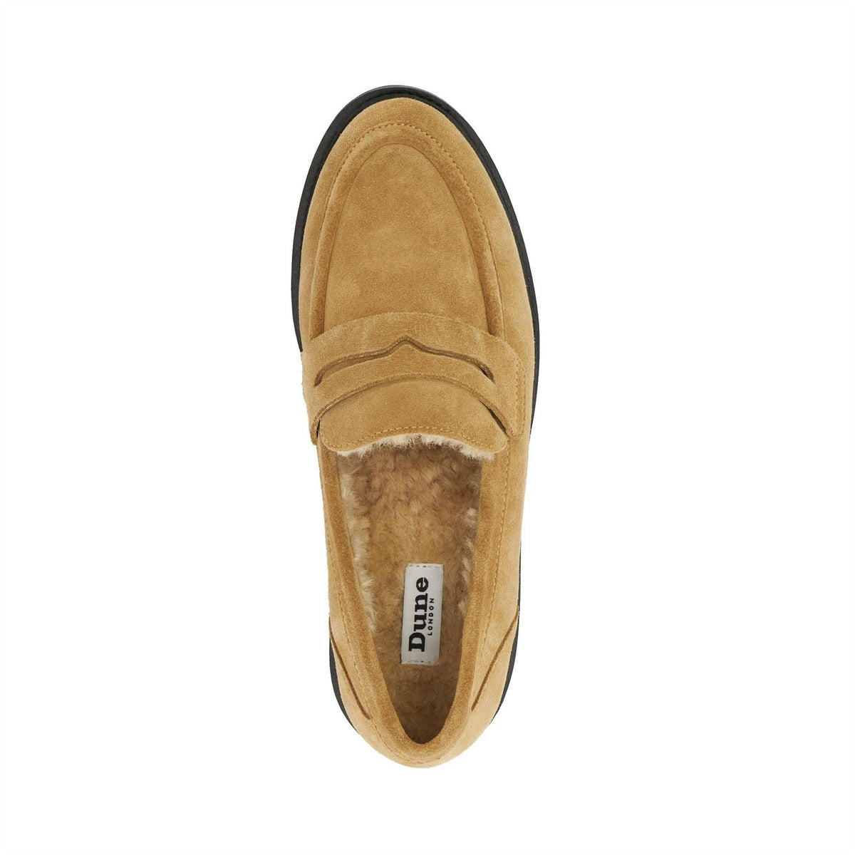 Dune Lo Garfeld Moc Toe Penny Loafers