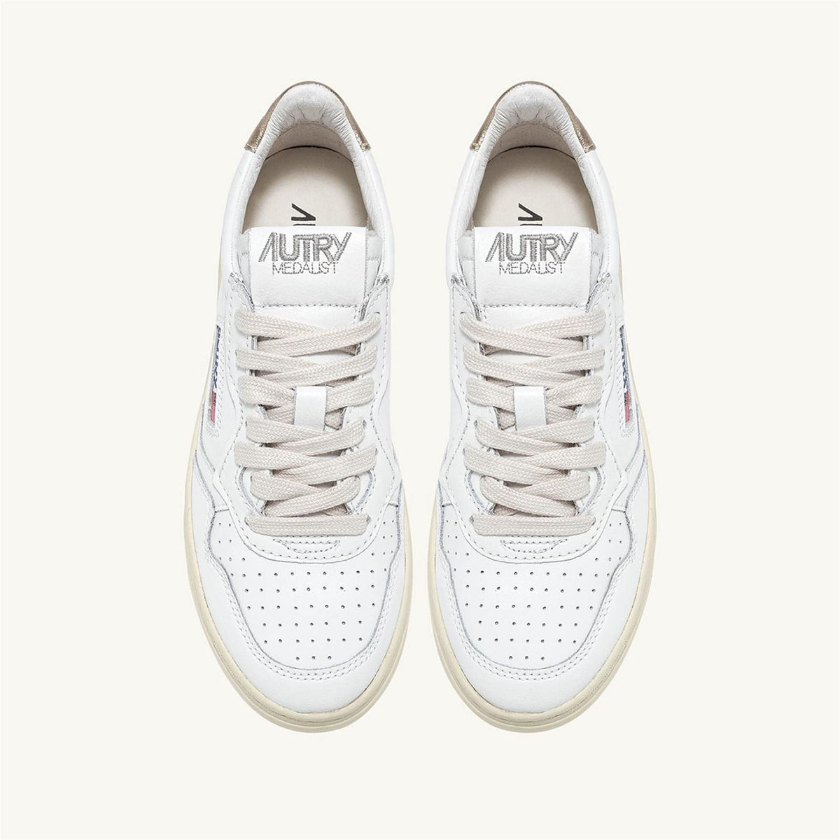 Autry Leather Court Trainers