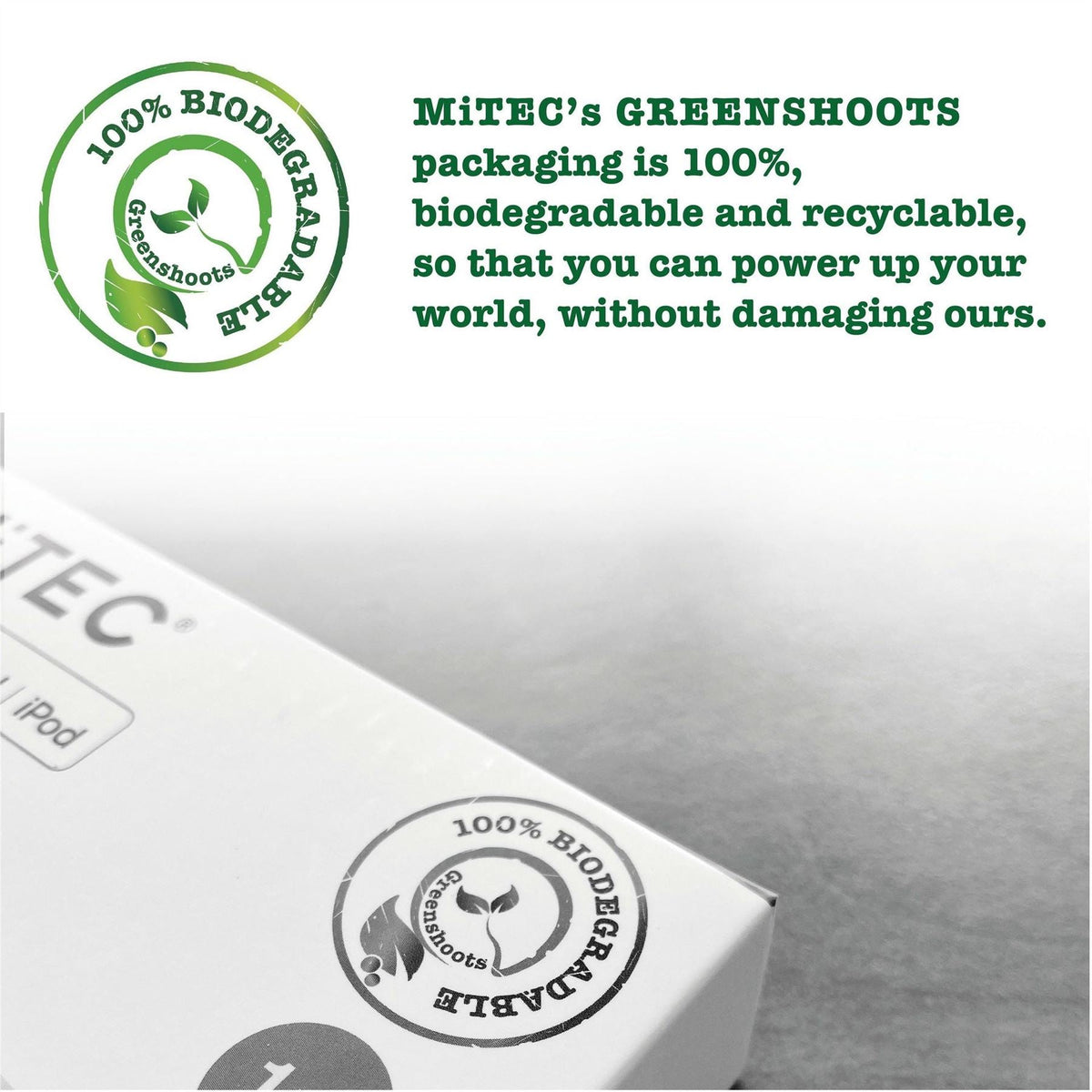 MiTEC 1M MICRO USB CABLE WHITE