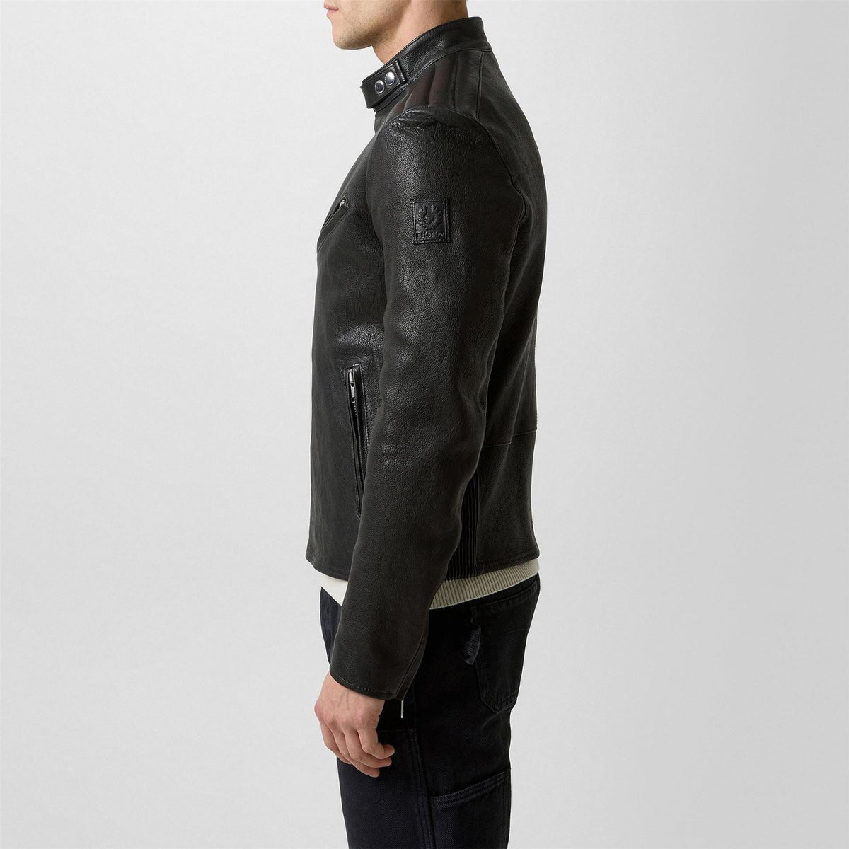 Belstaff Mens Oulton Leather Jacket