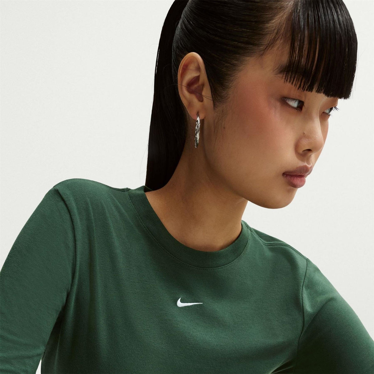 Nike Crew Neck Long Sleeve Slim Fit T-Shirt