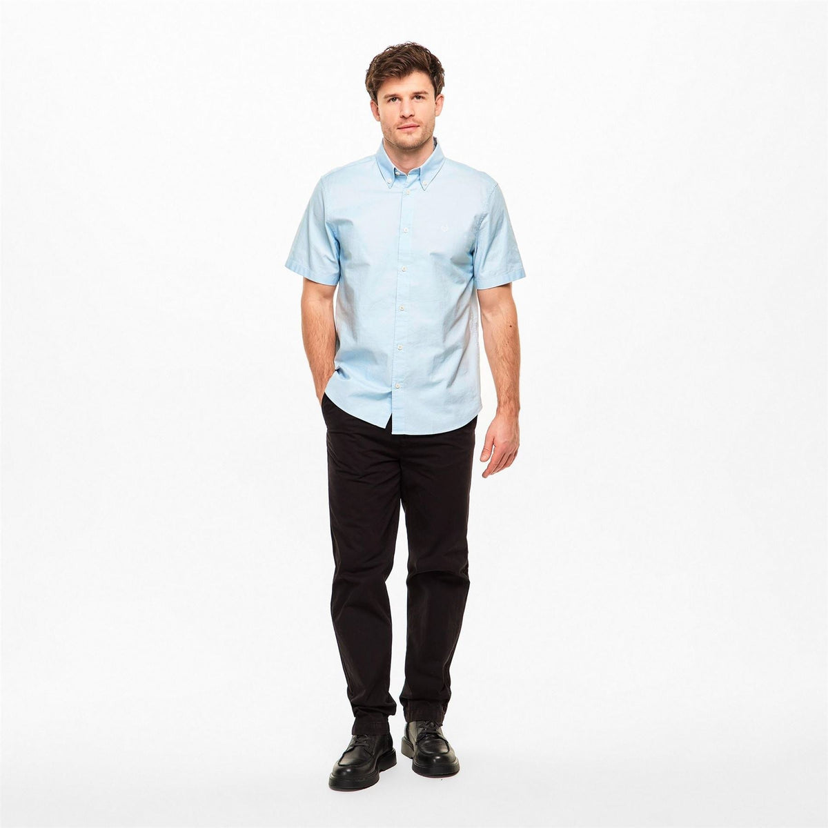 Belstaff Mens Short Sleeve Plain Shirt