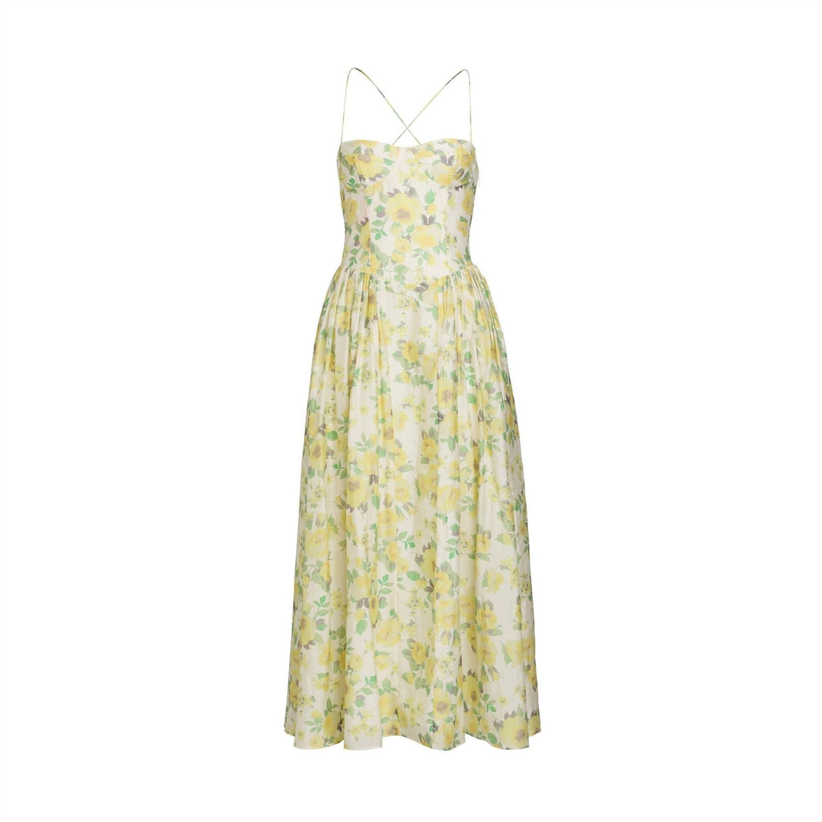 Bardot Womens Estie Printed Floral Cotton Evening Maxi Dress