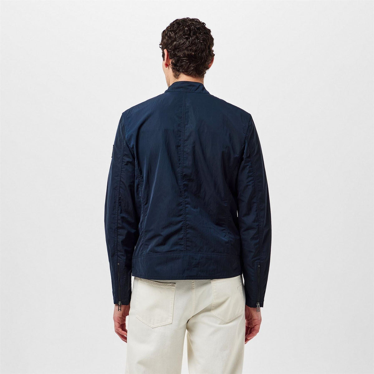 Belstaff Mens Weather Resistant Bomber Jacket