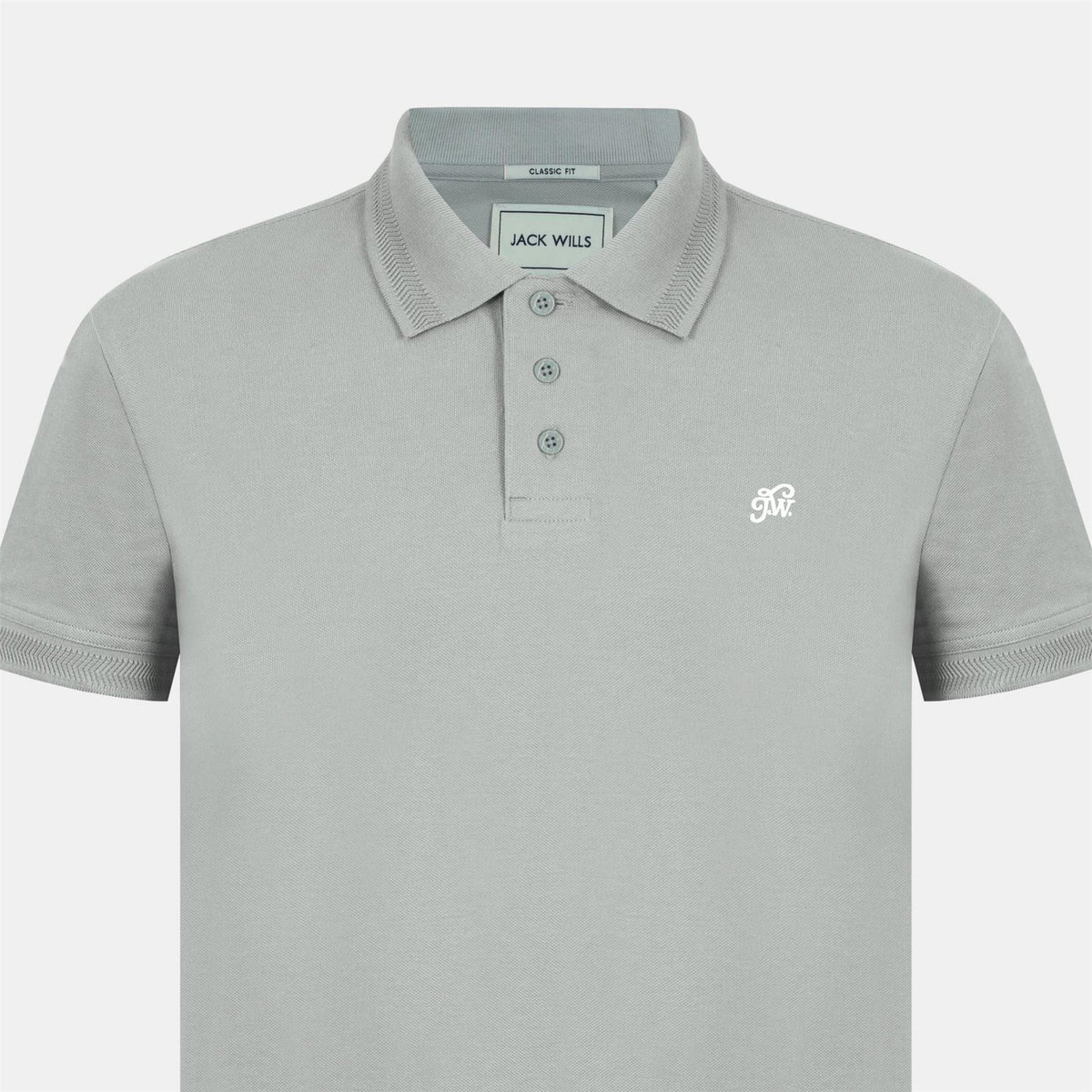 Jack Wills Fine Pique Cotton Short Sleeve Polo Shirt