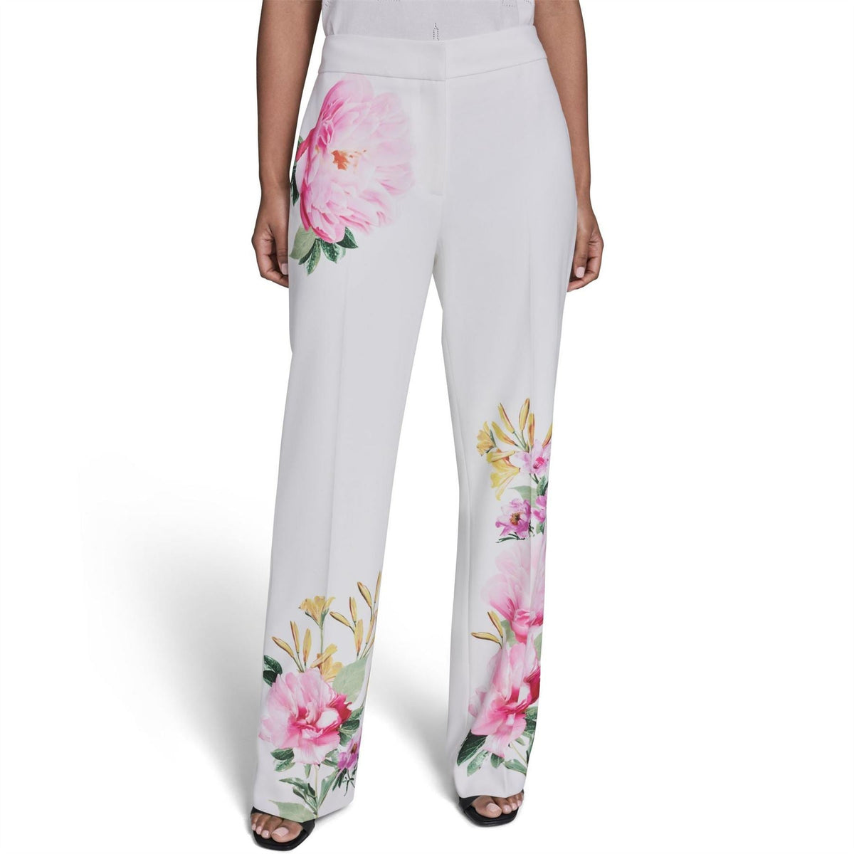 Karl Lagerfeld Womens Sportswear Straight Leg Trousers