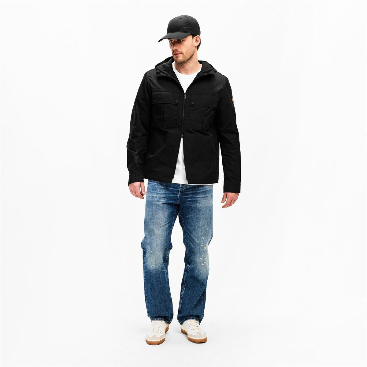 Belstaff Mens Stride Hoodyos Overshirt