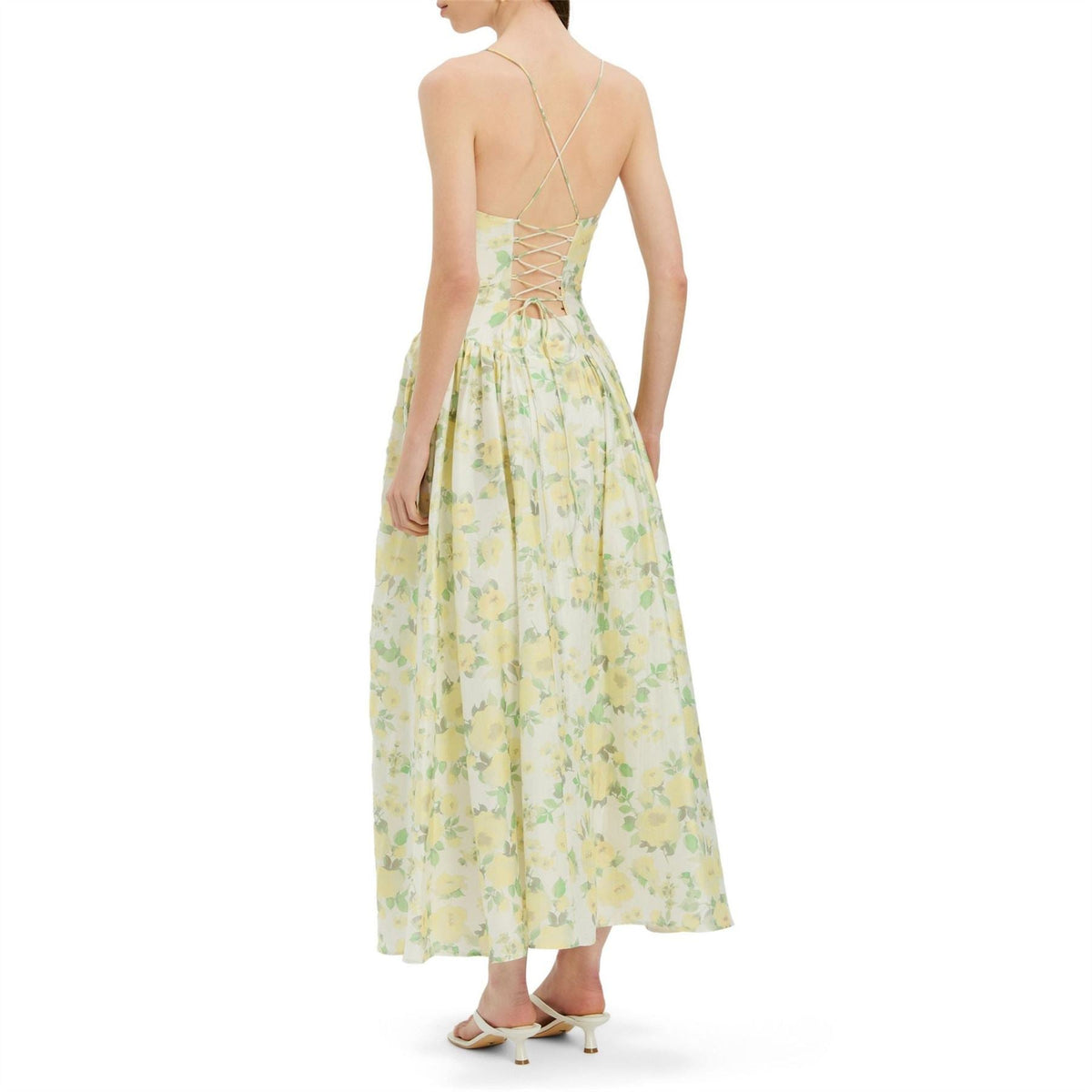 Bardot Womens Estie Printed Floral Cotton Evening Maxi Dress