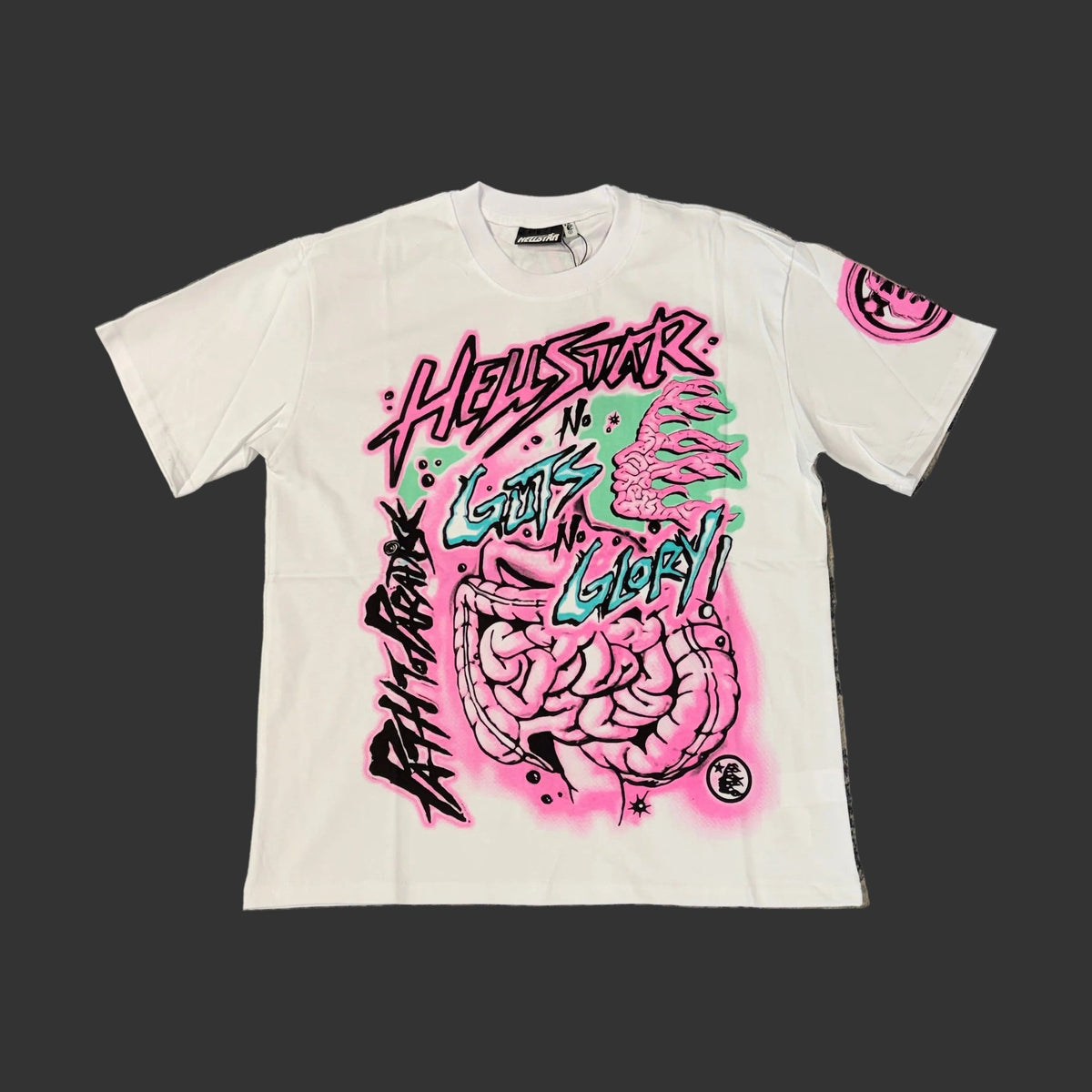 HELLSTAR Brain no guts WHITE