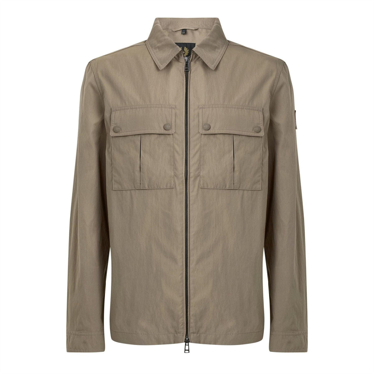Belstaff Mens Stride Zip Collar Long Sleeve Overshirt