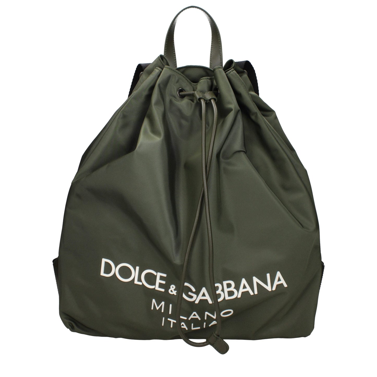 Dolce & Gabbana Green Nylon Men's Backpack