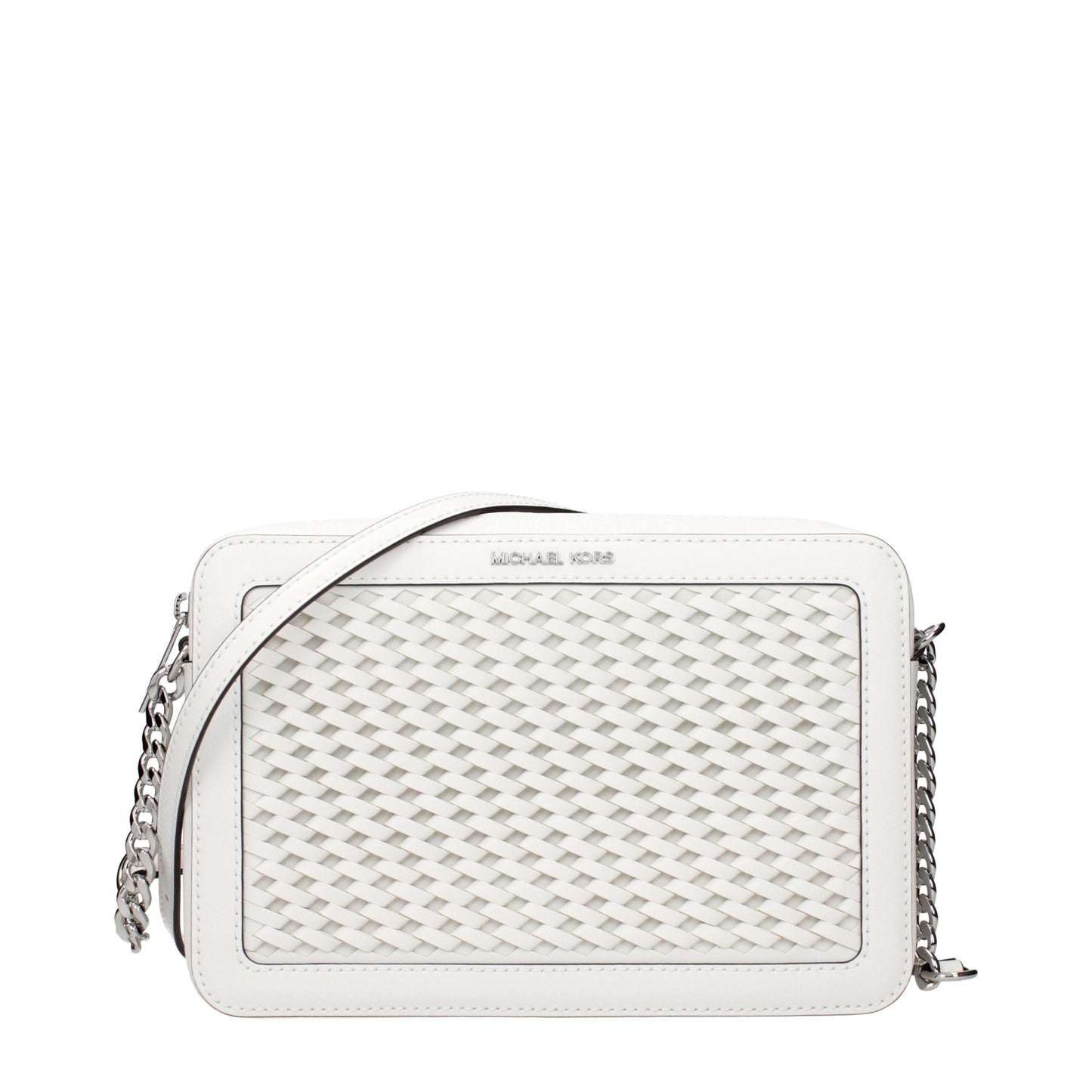 Michael Kors White Leather Crossbody Women's Bag