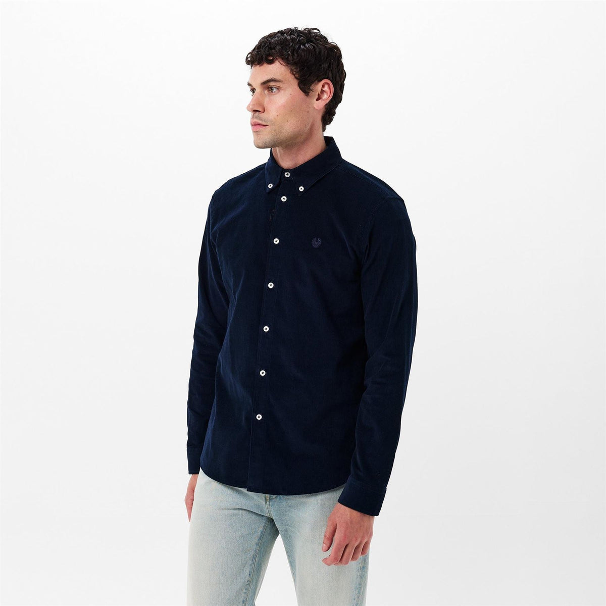 Belstaff Mens Long Sleeve Corduroy Shirt