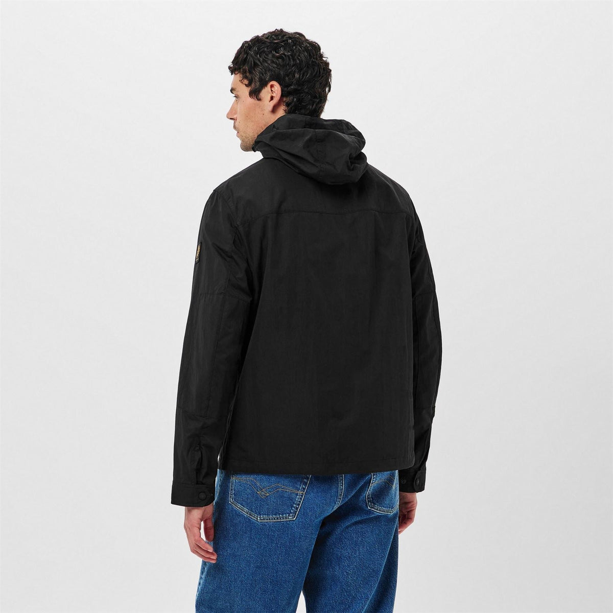 Belstaff Mens Water Resistant Lightweight Rain Anorak