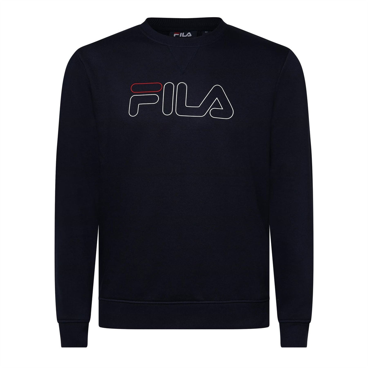 Fila Jude Logo Print Crew Neck Sweatshirt