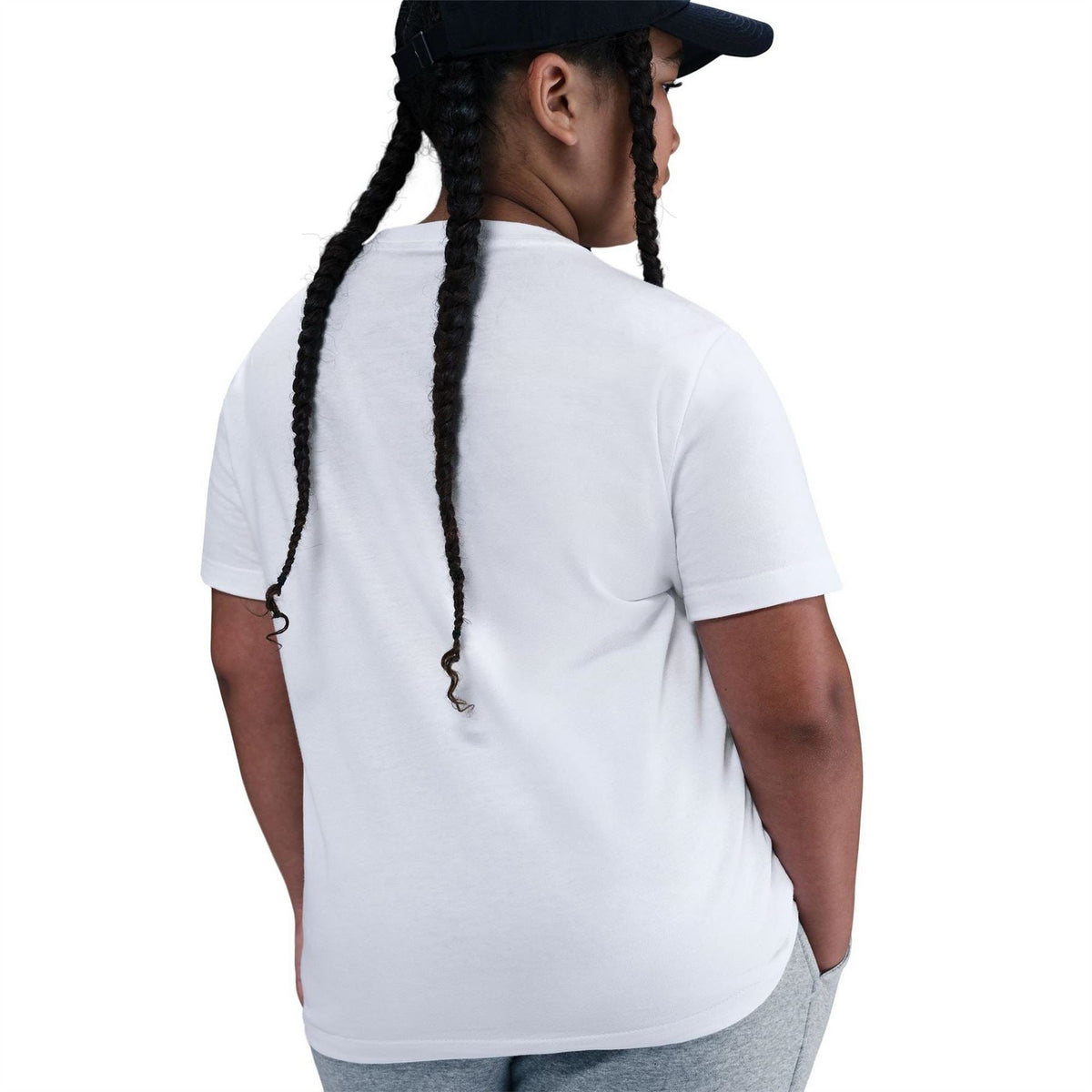 Nike Logo Print Crew Neck Short Sleeve Jersey T-Shirt