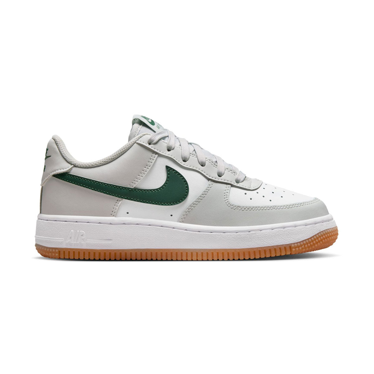 Nike Air Force 1 'Photon Dust Fir Gum White' Big Kids' Shoes