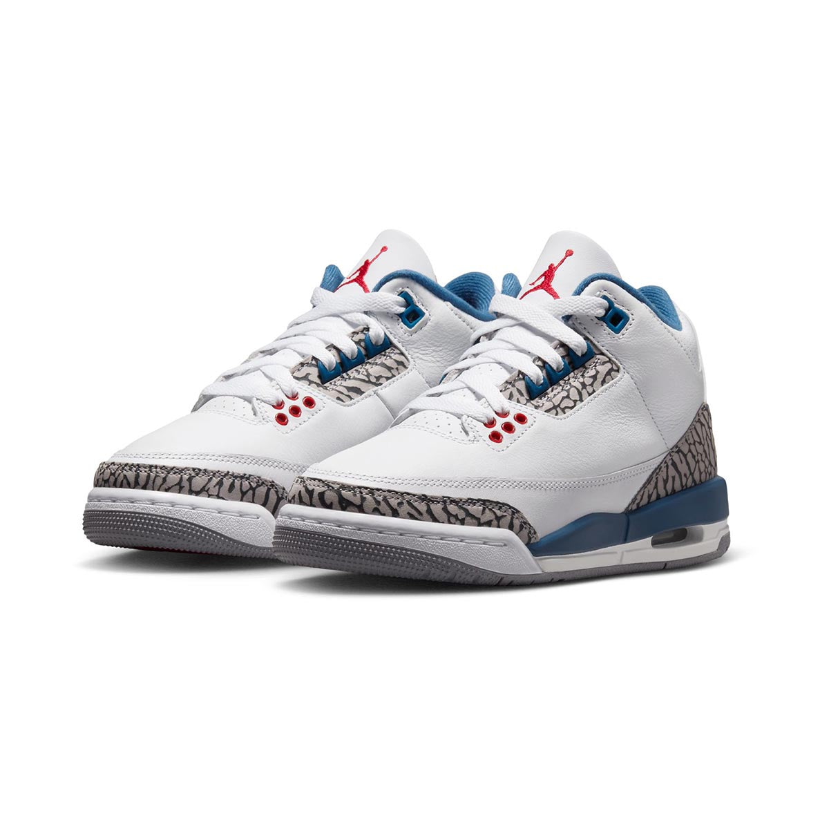 Air Jordan 3 Retro 'True Blue' Big Kids' Shoes