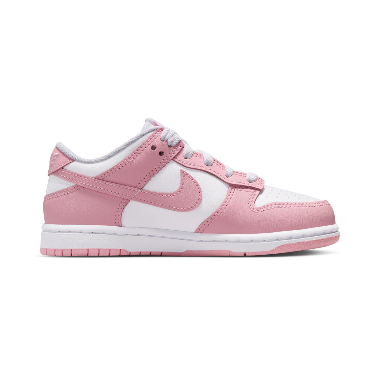 Nike Dunk Low 'White Medium Soft Pink' Little Kids' Shoes