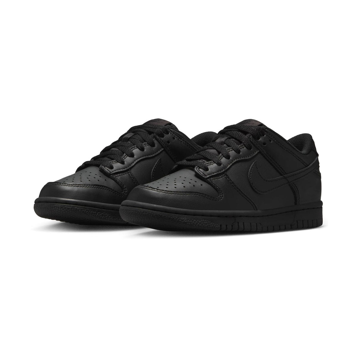 Nike Dunk Low 'Triple Black' Big Kids' Shoes