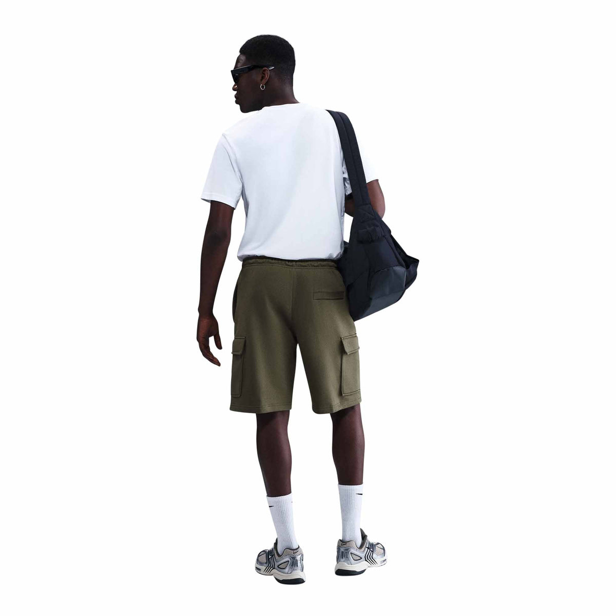Nike Club Mens Fleece Cargo Pocket Shorts (Medium Olive)
