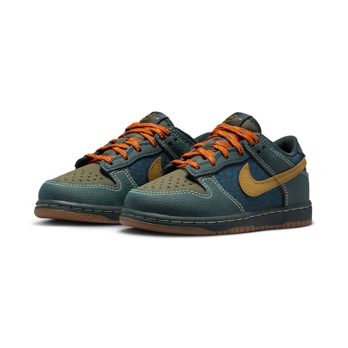 Nike Dunk Low 'Seaweed Ochre Khaki' Little Kids' Shoes