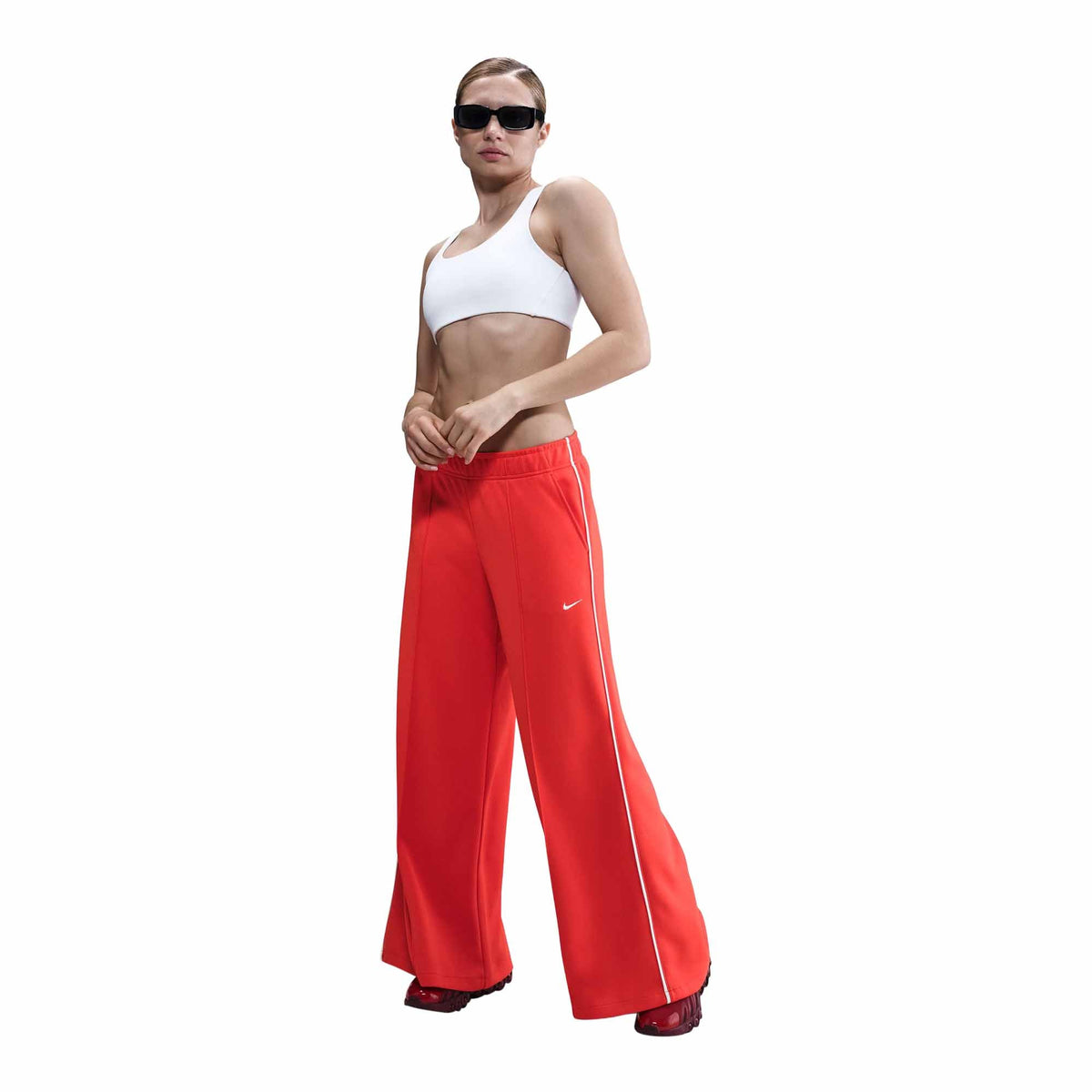 Nike Sportswear Women's Mid-Rise Wide-Leg Track Pants