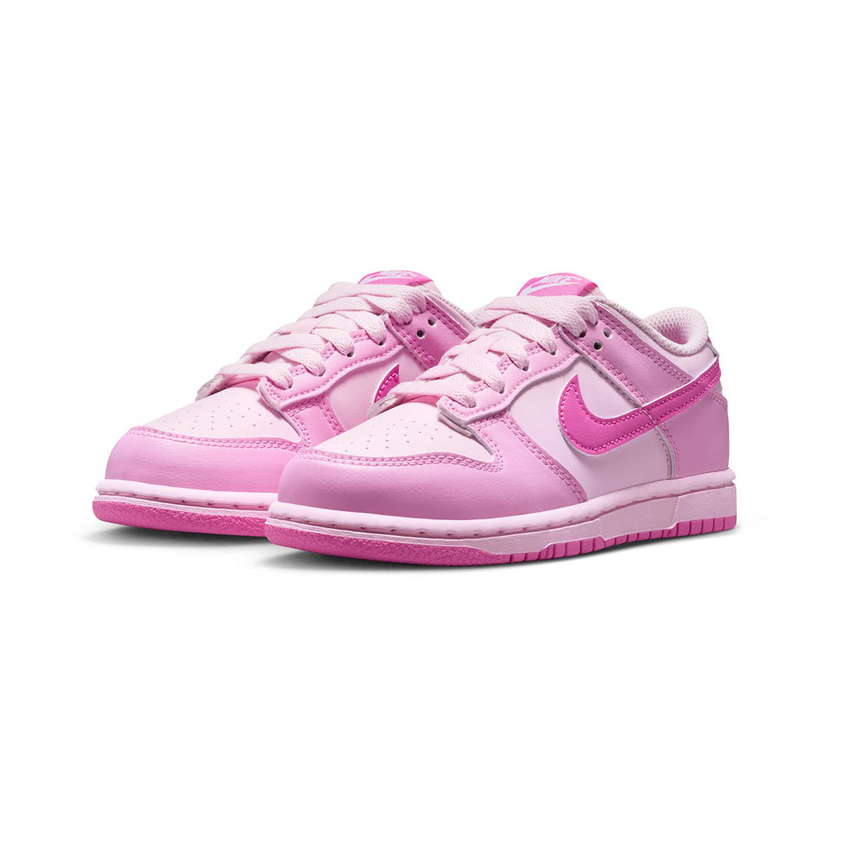 Nike Dunk Low 'Pink Rise Pink Foam' Little Kids' Shoes