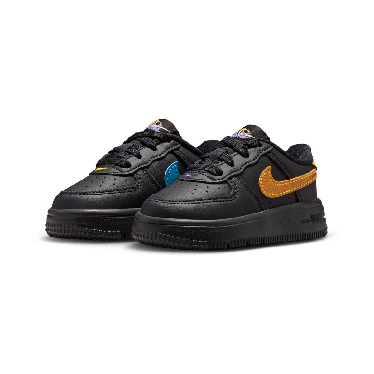 Nike Force 1 Low 'Black Multi-Color' Baby/Toddler Shoes